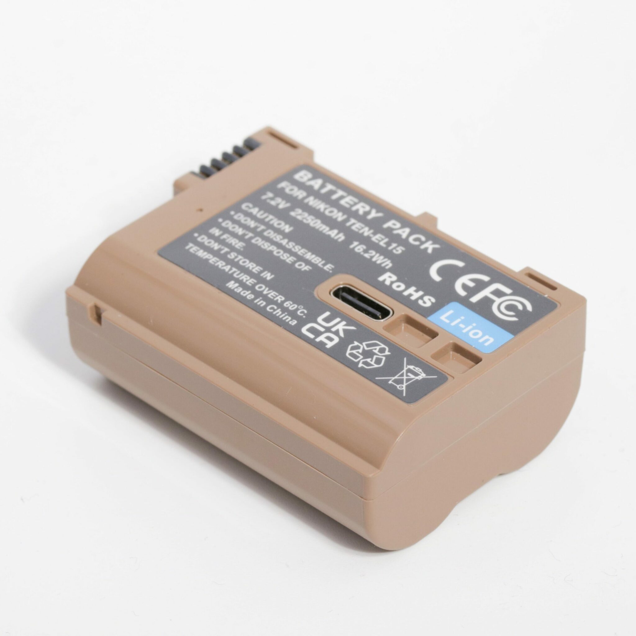 סוללה חליפית Nikon ten-el15 עם טעינת Type c סוללה חליפית Nikon ten-el15 עם טעינת Type c