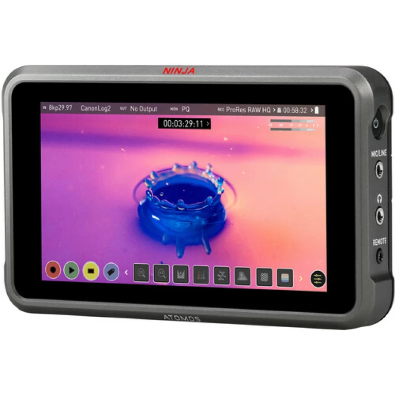 מוניטור מקליט Atomos Ninja V+ 5.2" 8K HDMI מוניטור מקליט Atomos Ninja V+ 5.2" 8K HDMI