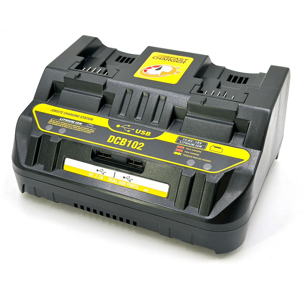 NBK dcb102 מטען כפול לסוללות Dewalt 10.8v-18v NBK dcb102 מטען כפול לסוללות Dewalt 10.8v-18v