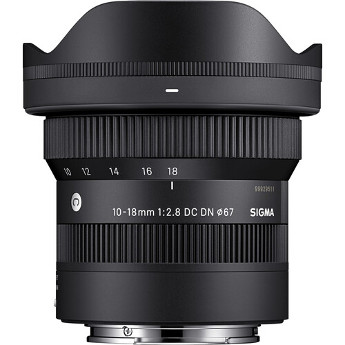 עדשה Sigma 10-18mm f/2.8 DC DN למצלמות Sony עדשה Sigma 10-18mm f/2.8 DC DN למצלמות Sony