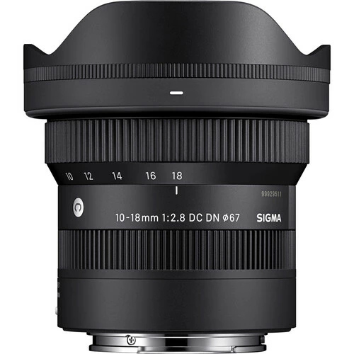 עדשה Sigma 10-18mm f/2.8 DC DN למצלמות Sony עדשה Sigma 10-18mm f/2.8 DC DN למצלמות Sony