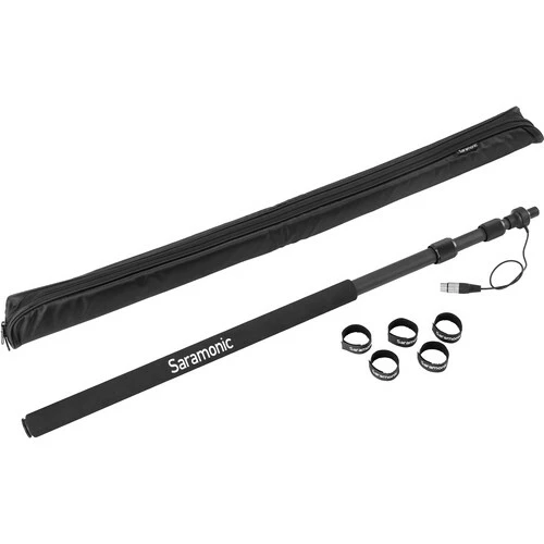 מוט בום קרבון למיקרופון Saramonic Boompole Light עם כבל XLR פנימי מוט בום קרבון למיקרופון Saramonic Boompole Light עם כבל XLR פנימי