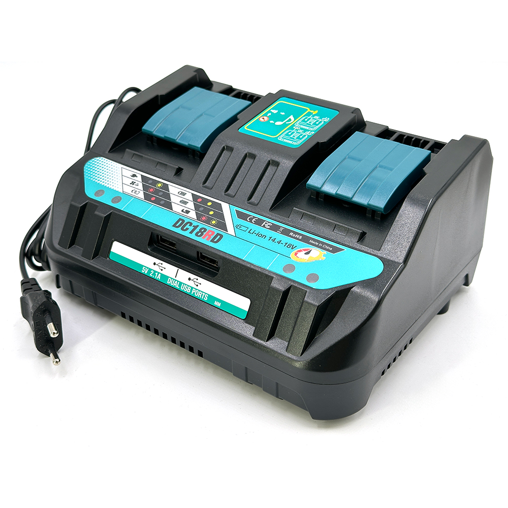 NBK mt-dc18rd מטען כפול לסוללות Makita 18v NBK mt-dc18rd מטען כפול לסוללות Makita 18v