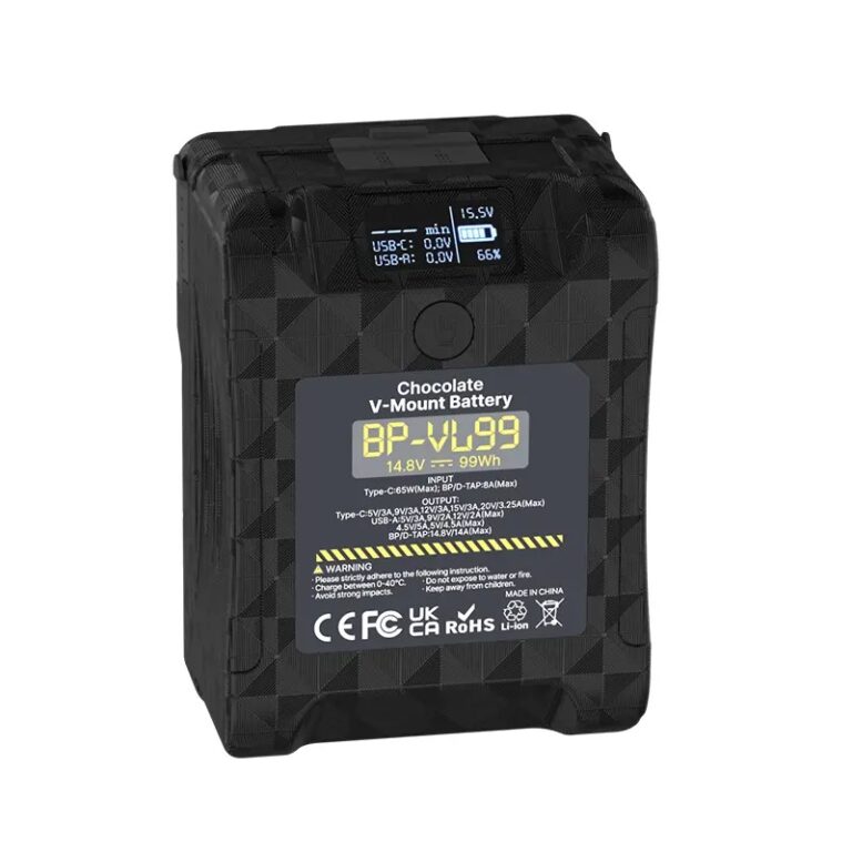Ulanzi 26000mAh 14.8V 99Wh Lithium-Ion סוללת V-Mount Ulanzi 26000mAh 14.8V 99Wh Lithium-Ion סוללת V-Mount