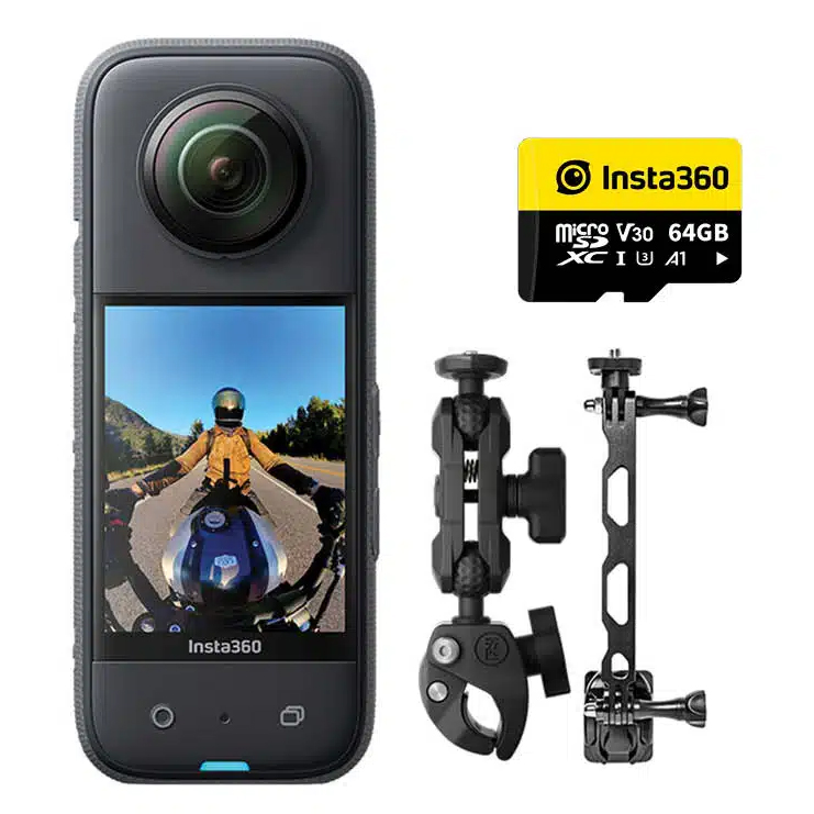 מצלמה Insta360 ONE X3 motorcycle kit קיט לאופנוע מצלמה Insta360 ONE X3 motorcycle kit קיט לאופנוע
