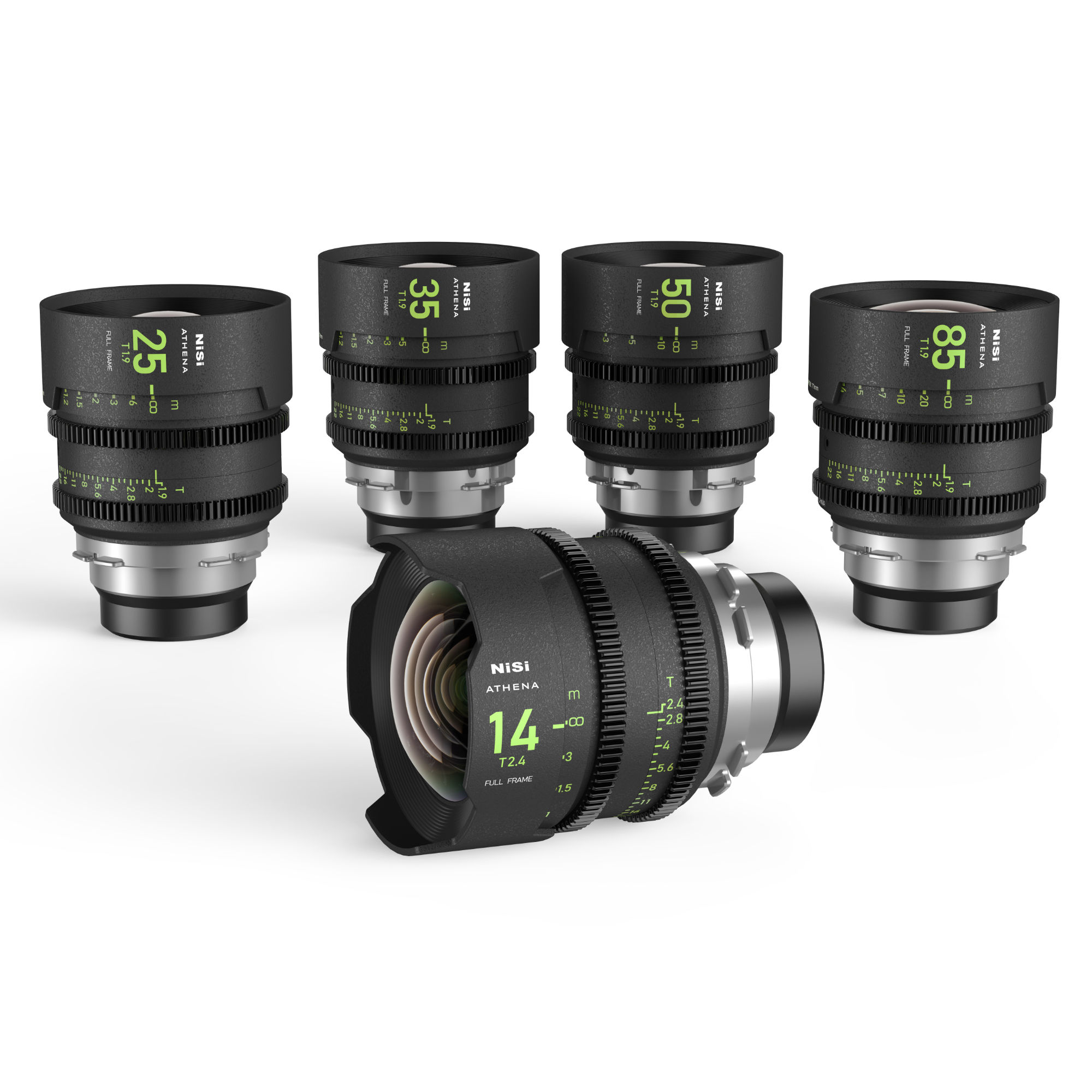 NiSi ATHENA PRIME Cinema קיט עדשות סינמטיות 14-85mm עם מתאם L-Mount NiSi ATHENA PRIME Cinema קיט עדשות סינמטיות 14-85mm עם מתאם L-Mount