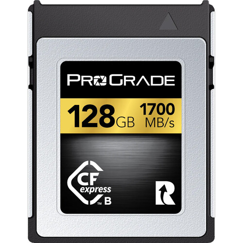 כרטיס זיכרון ProGrade Digital 128GB CFexpress 2.0 Type B Gold כרטיס זיכרון ProGrade Digital 128GB CFexpress 2.0 Type B Gold
