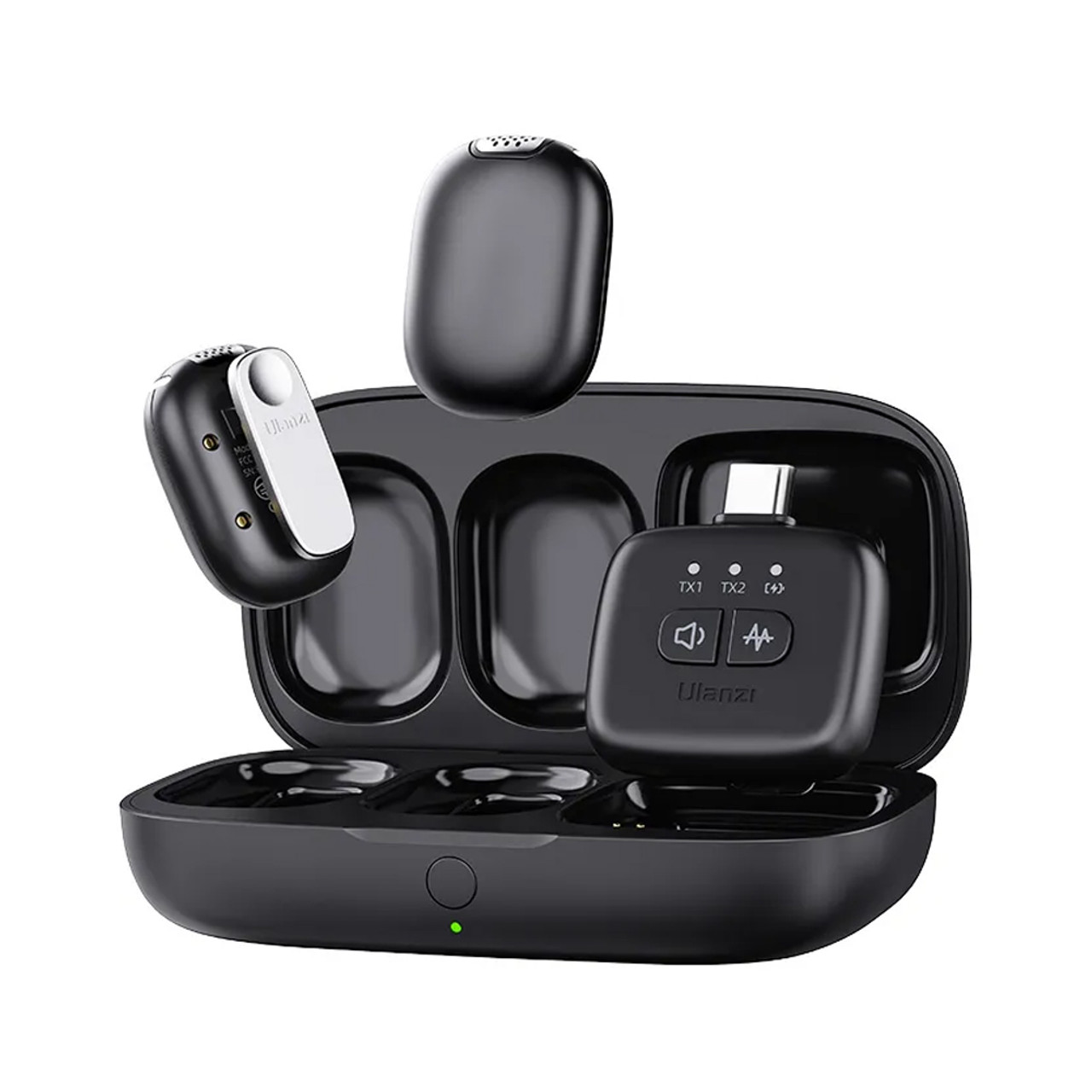 מערכת מיקרופונים אלחוטית ulanzi A30 wireless lavalier מערכת מיקרופונים אלחוטית ulanzi A30 wireless lavalier