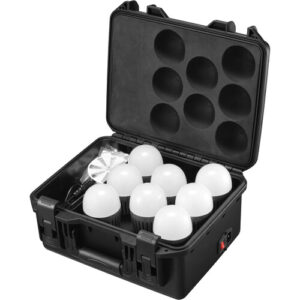 Godox C7R KNOWLED RGBWW קיט 8 תאורות עם מטען מזוודה