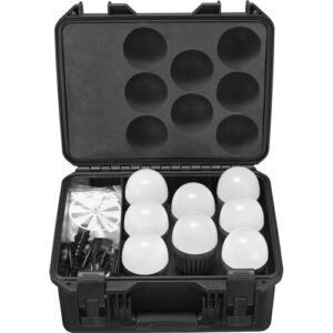 Godox C7R KNOWLED RGBWW קיט 8 תאורות עם מטען מזוודה