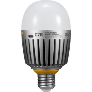 Godox C7R KNOWLED RGBWW נורה חכמה עם סוללה מובנת Godox C7R KNOWLED RGBWW נורה חכמה עם סוללה מובנת