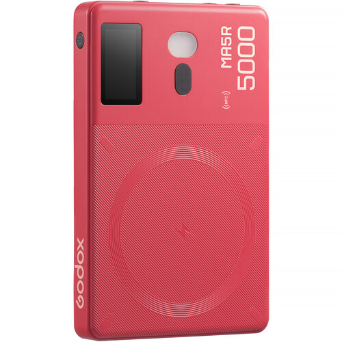 Godox MA5R פנס RGB קומפקטי עם טעינה אלחוטית MagSafe לסמארטפון – אדום Godox MA5R פנס RGB קומפקטי עם טעינה אלחוטית MagSafe לסמארטפון – אדום