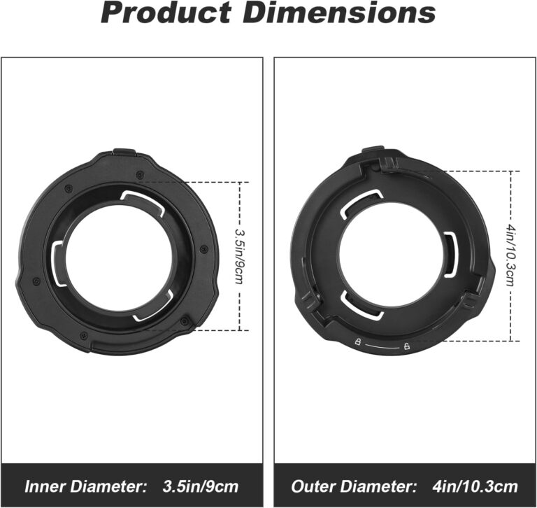 Godox ML-GB Mini-Bowens – Bowens מתאם מעביר תושבת Godox ML-GB Mini-Bowens – Bowens מתאם מעביר תושבת