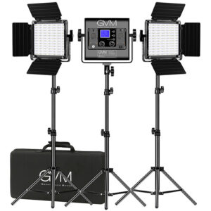 קיט תאורה GVM 800D-RGB-3L פאנל תאורת לד RGB (3 יחידות) קיט תאורה GVM 800D-RGB-3L פאנל תאורת לד RGB (3 יחידות)