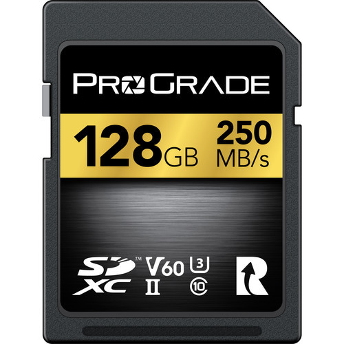 ProGrade 128GB SDXC UHS-II V60 כרטיס זיכרון ProGrade 128GB SDXC UHS-II V60 כרטיס זיכרון