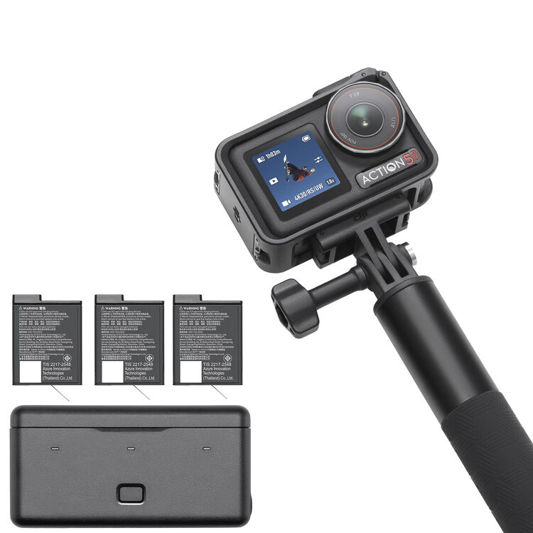 מצלמת אקסטרים DJI Osmo Action 5 Pro Adventure Combo מצלמת אקסטרים DJI Osmo Action 5 Pro Adventure Combo