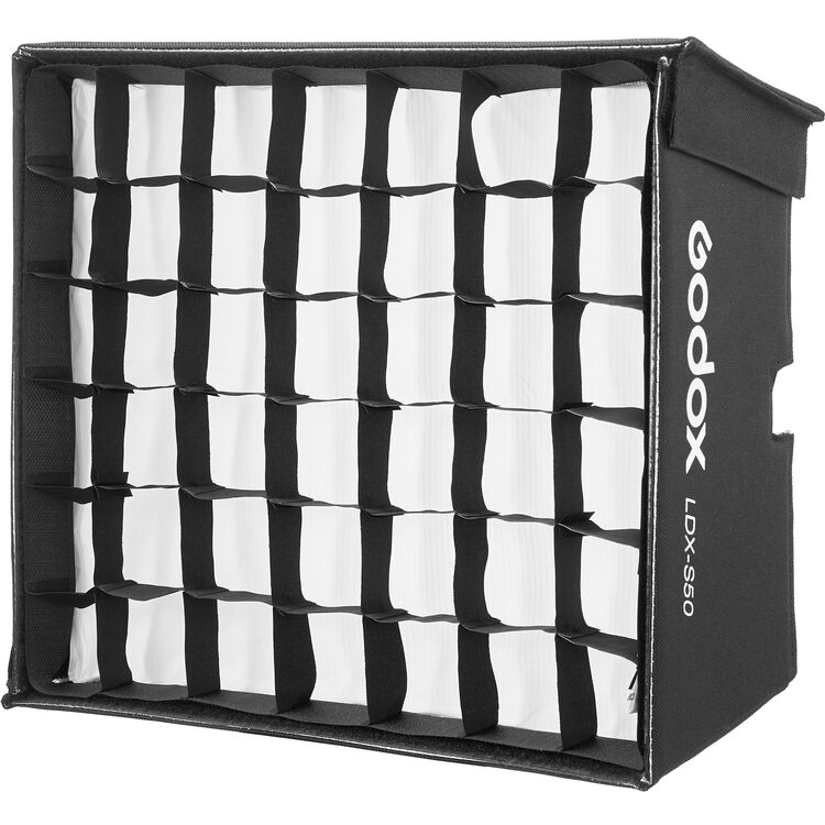 Godox LDX-S50 סופטבוקס עם גריד עבור LDX50Bi & LDX50R Godox LDX-S50 סופטבוקס עם גריד עבור LDX50Bi & LDX50R