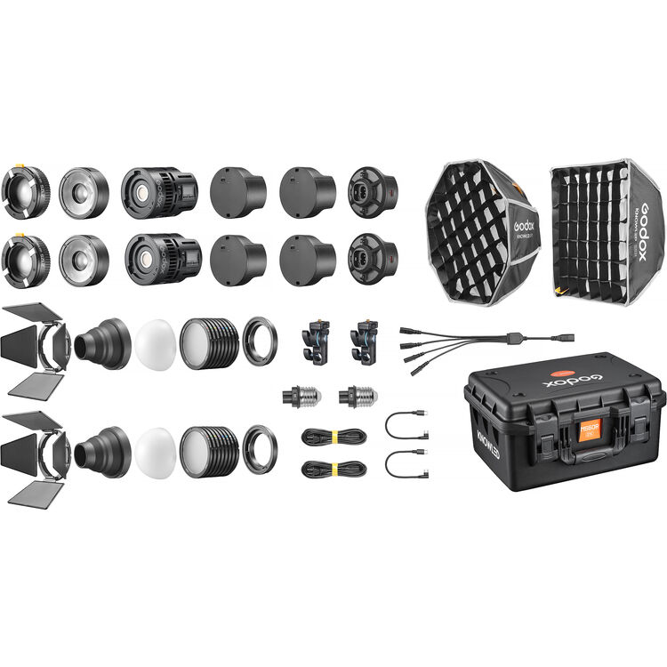 Godox KNOWLED MS60R RGB קיט זוג תאורות לד (2-יחידות) Godox KNOWLED MS60R RGB קיט זוג תאורות לד (2-יחידות)