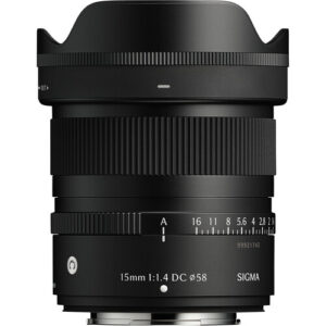 עדשה Sigma 15mm f/1.4 DC Contemporary למצלמות Fuji XF – יבואן רשמי עדשה Sigma 15mm f/1.4 DC Contemporary למצלמות Fuji XF – יבואן רשמי
