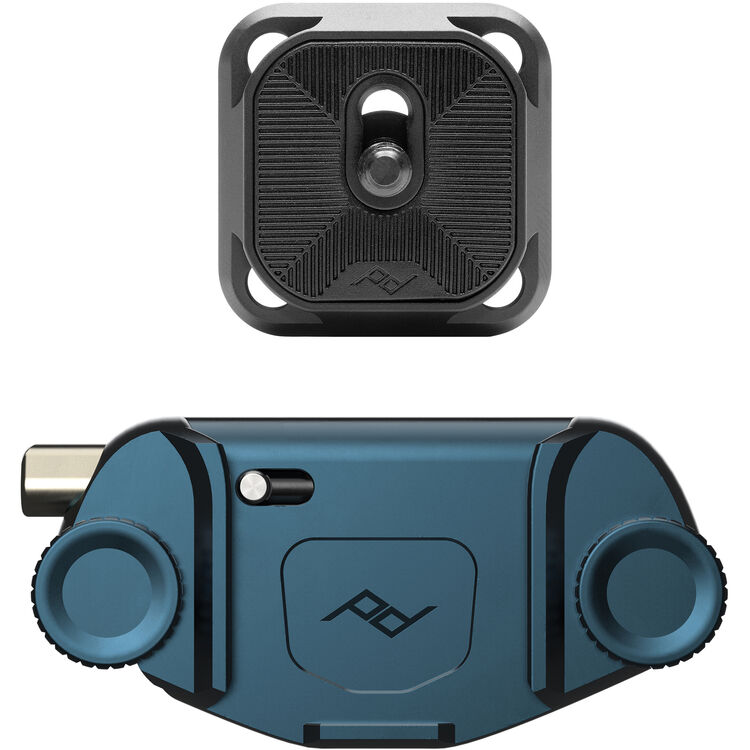 קליפס למצלמה Peak Design Capture V3 כולל פלטה – כחול Ocean קליפס למצלמה Peak Design Capture V3 כולל פלטה – כחול Ocean