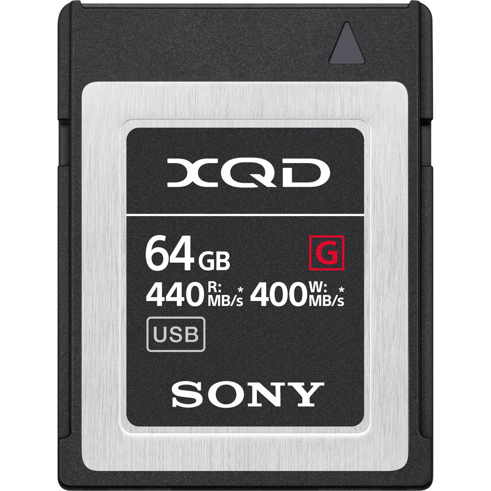 כרטיס זיכרון Sony 64GB G Series XQD כרטיס זיכרון Sony 64GB G Series XQD