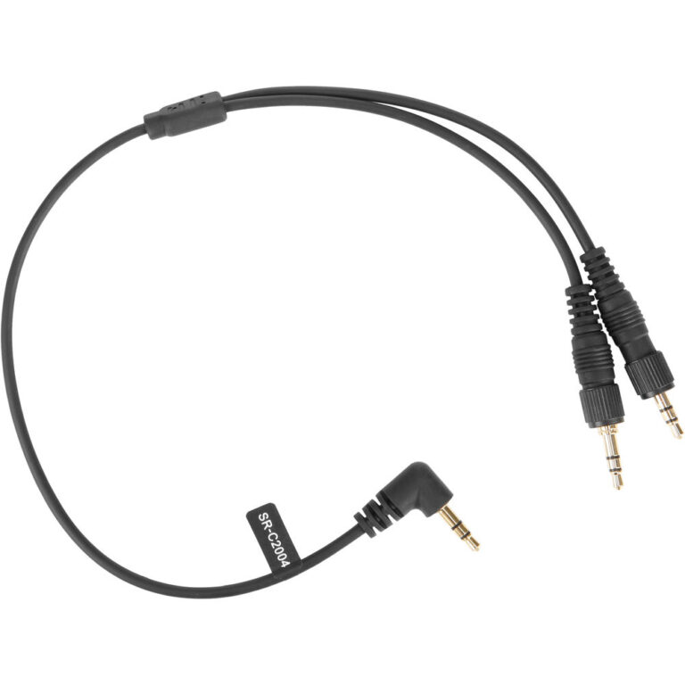 כבל Y Saramonic SR-C2004 3.5mm TRS – חיבור שני מקלטים למצלמה כבל Y Saramonic SR-C2004 3.5mm TRS – חיבור שני מקלטים למצלמה