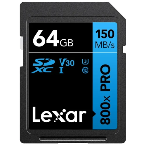 כרטיס זיכרון 64GB Lexar® Professional 800x Pro SDHC™ UHS-I כרטיס זיכרון 64GB Lexar® Professional 800x Pro SDHC™ UHS-I