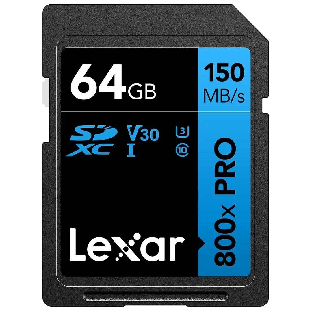 כרטיס זיכרון 64GB Lexar® Professional 800x Pro SDHC™ UHS-I כרטיס זיכרון 64GB Lexar® Professional 800x Pro SDHC™ UHS-I