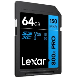 כרטיס זיכרון 64GB Lexar® Professional 800x Pro SDHC™ UHS-I