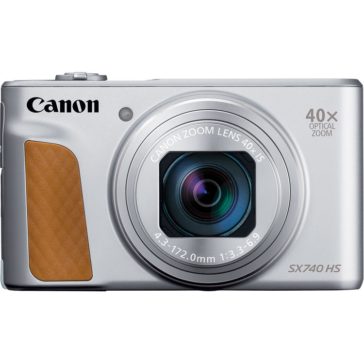מצלמה קומפקטית Canon PowerShot SX740 HS – כסוף מצלמה קומפקטית Canon PowerShot SX740 HS – כסוף