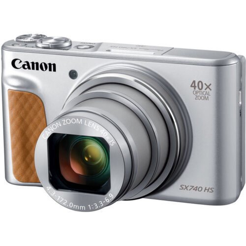 מצלמה קומפקטית Canon PowerShot SX740 HS – כסוף
