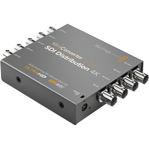 מפצל SDI Blackmagic Design Mini Converter SDI Distribution 4K מפצל SDI Blackmagic Design Mini Converter SDI Distribution 4K