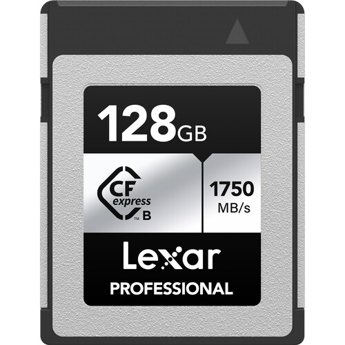 כרטיס זיכרון Lexar Professional 128GB CFexpress Type B SILVER כרטיס זיכרון Lexar Professional 128GB CFexpress Type B SILVER