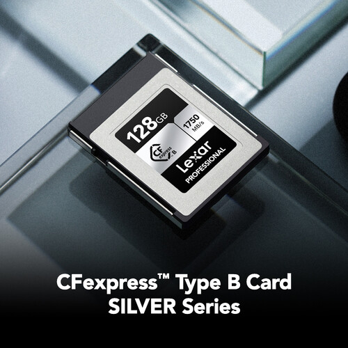 כרטיס זיכרון Lexar Professional 128GB CFexpress Type B SILVER