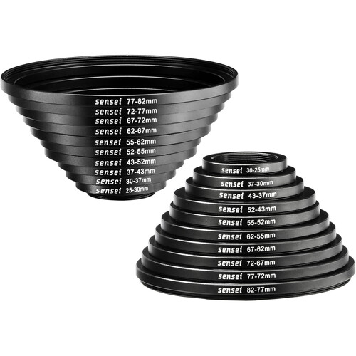 ערכת טבעות מעבר Step Up / Step Down Sensei SUR-SDR-K – 20 יחידות ערכת טבעות מעבר Step Up / Step Down Sensei SUR-SDR-K – 20 יחידות