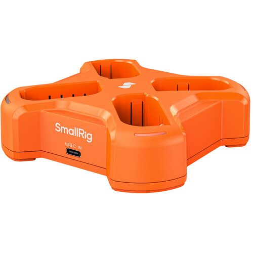 מטען USB-C ל-4 סוללות SmallRig 5748 לסוללות DMW-BLK22 מטען USB-C ל-4 סוללות SmallRig 5748 לסוללות DMW-BLK22