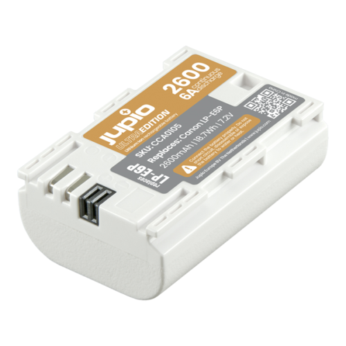 סוללה Jupio LP-E6P Ultra 2600mAh למצלמות Canon סוללה Jupio LP-E6P Ultra 2600mAh למצלמות Canon